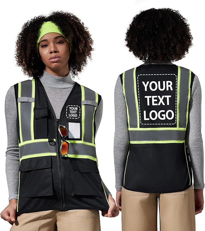 AYKRM 11 color Ladies High Vis Reflective Safety Vest for Women