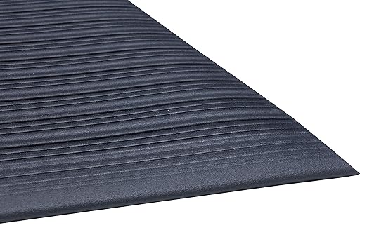 Guardian Air Step Anti-Fatigue Floor Mat, Vinyl, 3'x5', Gray, Reduces fatigue and discomfort, Can be easily cut to fit any space