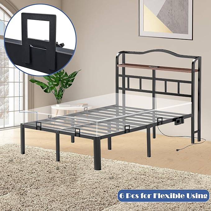 Mattress Slide Stopper to Keep Mattress from Sliding Extra Thick Mattress Holder for Metal Bed Frame 6 Pcs Mattress Retainer Bar for Twin Full King Queen Bed Frame