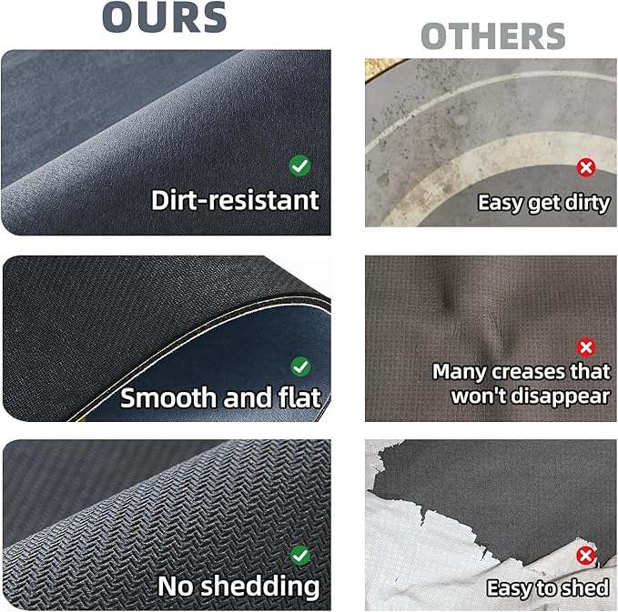 Bathroom Mat Quick Dry, Bathroom Rugs Non Slip Washable Thin Absorbent Bath Mat Fits Under Door Bathroom Floor Mat Perfect for Bath, Shower, or Sink 36"x48" Navy Blue