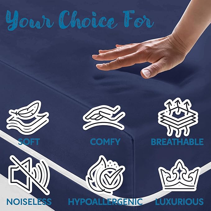 Guardmax Jersey Knitted Twin Zippered Mattress Encasement - Waterproof & Bed Bug Proof Mattress Protector - Comfortable, Soft, and Noiseless Zippered Bedding - Dust Mite Proof (39 x 75 x 10)