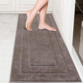 PURRUGS Machine Washable Kitchen Rug 24" x 59", Non-Slip/Skid Hallway Runner Rug, Super Absorbent Soft Area Rug for Kitchen, Hallway & Laundry, Grayish Brown