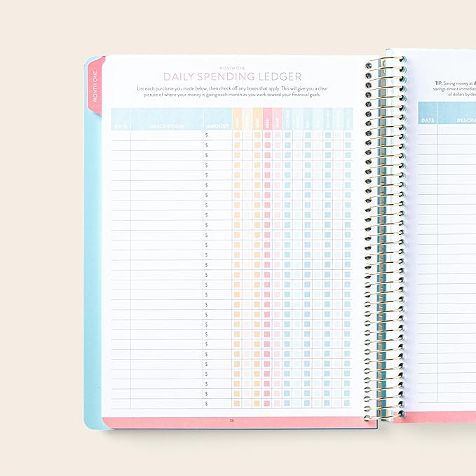 PPP Money Planner | 10 Cash Budget Envelopes | Budget Planner | Annual & Monthly Financial Worksheet, Expense, Saving & Debt Reduction Pages | Stickers | Long-Term Financial Goals | Spend Ledger