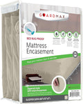 Guardmax Jersey Knitted Sleeper Sofa Zippered Mattress Encasement - Waterproof & Bed Bug Proof Mattress Protector - Comfortable, Soft, and Noiseless Zippered Bedding - Dust Mite Proof (60 x 72 x 5)