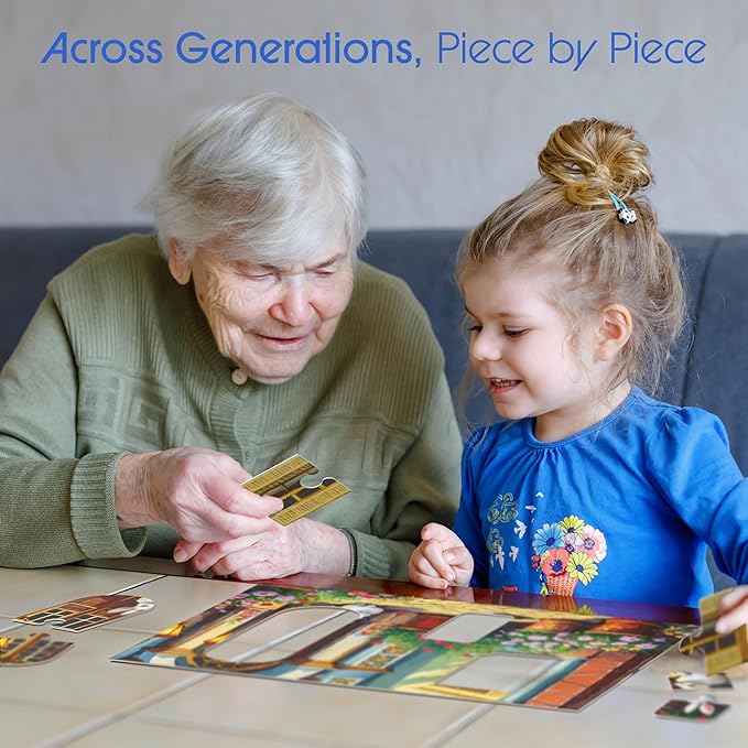 Keeping Busy Object Large Piece Puzzles for Seniors | 3 Pack | Dementia Activities for Seniors Game Solve in 3 Steps Dementia Products for Elderly Alzheimers Products for Elderly Alzheimers Activities
