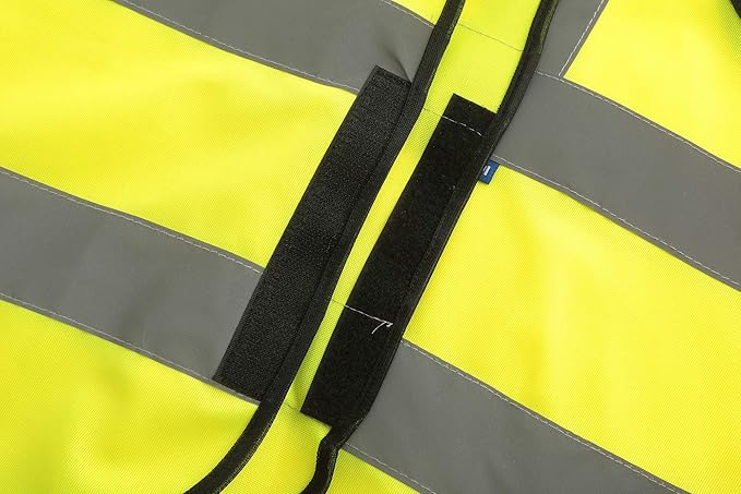 AYKRM 12 colour High visibility viz vest hi vis viz reflective work construction safety vest (XS-8XL)
