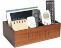 Acacia Wood Remote Control Holder, TV Remote Holder, Remote Organizer for Table,Home,Living room, bedroom for Wooden Remote Box (Brown, XL,for 6+ Remote Controls)