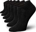 Tipi Toe Women’s 6-Pack Athletic Cushioned Running Ankle Socks – Soft, Breathable Fabric with Arch Support for Comfort