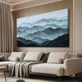 YISXINOAG Landscape Canvas Wall Art Modern Abstract Wall Art Canvas Art Wall Decor Grey Green Mountain Modern Home Artwork on Bedroom, Dining Room Abstract Wall Decor Ready to Hang Size 24"X48"