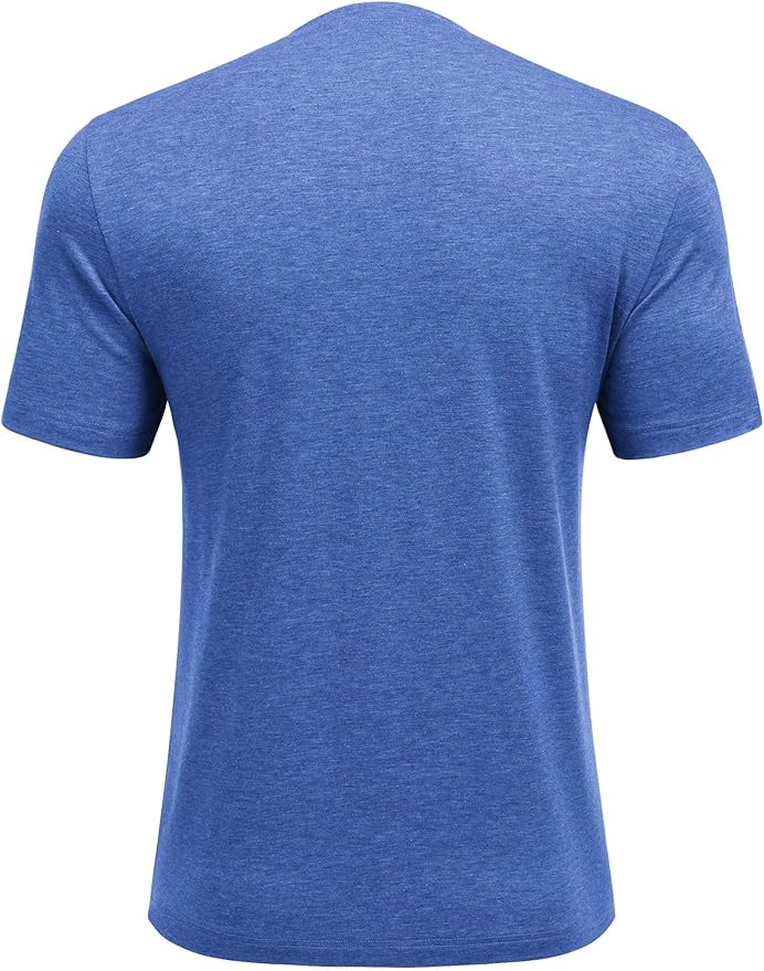 Deyeek Shoulder Post Surgery Recovery Shirts for Men Full Tear Away Short Sleeve T Shirt Adaptive Chemo Clothing