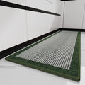 PADOOR Kitchen Mats for Floor, Kitchen Rugs Non Slip Washable, Rubber Backed Kitchen Runner Super Absorbent Kitchen Floor Mat Sink Rug, 20"x47" Green