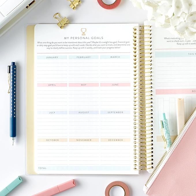 PPP Home Planner 2026 | 12-Month Weekly Calendar (Sunday Start) | Monthly Review & Seasonal Checklists | Budgeting & Savings Worksheets | Daily Bible Reading Plan | Checklists for Routines and Goals