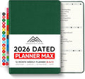 Dated, 2026 Planner, 8.5" x 11" - The #1 Productivity Planner to Achieve Your 2026 Goals - Planner 2026-2027 by PRODUCTIVITY STORE (A4, GREEN)