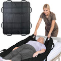 Upgraded 3-Layer Comfort Positioning Bed Pad with Handles Washable Waterproof Transfer Board for Turning Moving Patient Inconvenience Care Transfer Sheet, 48" x 40", Large, Midnight Black