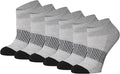 Tipi Toe Women’s 6-Pack Athletic Cushioned Running Ankle Socks – Soft, Breathable Fabric with Arch Support for Comfort