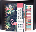 PLANBERRY Hourly Schedule Planner Premium – Undated Weekly Organizer with Time Slots & Monthly Budget – Time Management, Goal Setting, to-Do List & Habit Tracker –6.9″x8.5″(Rose Flamingo)