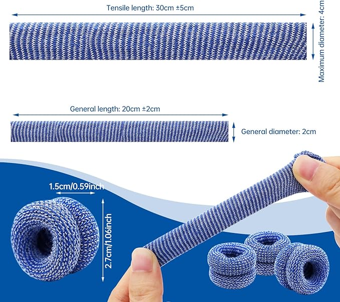 Dimora Finger Cots, Pack of 60 (Medium Size) Finger Protectors, Breathable Bandages for Wound Care, Stretchy Sleeves for Gardening, Fitness and Cargo Handling, Blue