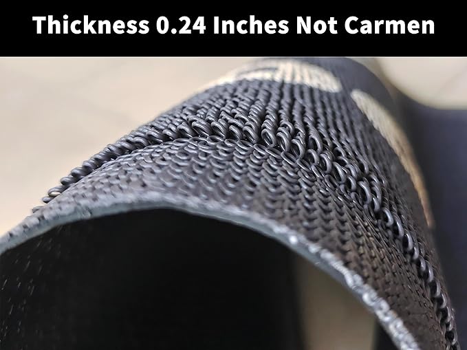 Custom Rug Personalized Commercial Floor Mat Any Size Color Logo Shape Pattern Entryway Welcome Non-Slip Rug Indoor and Outdoor Washable Entrance Mat Durable Wear Resistance
