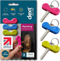 Dext - Keywing Key Turner Aid for People with Arthritis, Parkinson’s, and More, Comfortable and Secure Grip for Weak Hands, Lightweight, Durable, Click-On Design, Suitable for Flat Keys (Multipack, 3)