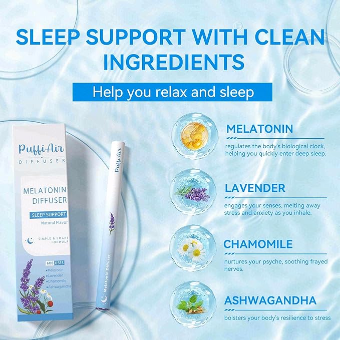 3-in-1 Herbal Diffuser Wellness Bundle: Sleep Support, Lung Detox & Natural Energy Boost – 600 Uses Per Stick