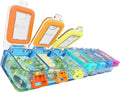 Weekly Pill Organizer 1 time a Day – Pill Box 7 Day with Enhanced Waterproof Seal, Large compartments Hold Big Vitamins & Supplements, Upgraded Locking lids, for Home & Travel use, Durable Hard case