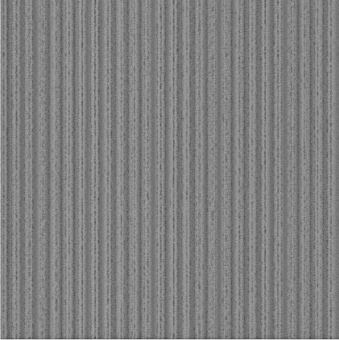 Ottomanson 2'7" x 29' Hallway Runner with Scraper Pile - Extra Durable Non-Slip Rug Mat for Indoor & Outdoor Use - Ideal for Kitchen, Entryway & Garage - High-Traffic Carpet, Gray