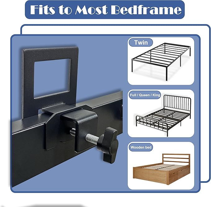 Mattress Slide Stopper to Keep Mattress from Sliding Extra Thick Mattress Holder for Metal Bed Frame 6 Pcs Mattress Retainer Bar for Twin Full King Queen Bed Frame
