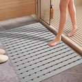 Non Slip Large Shower Mat(35.4"*23.6"),Extra Large Shower Mats for Inside Shower, Non Slip Shower Mat for Elderly,Non Suction Cups Heavy Duty Bathtub Mat,Rubber