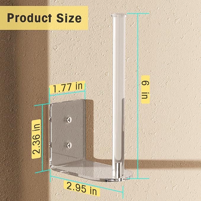 2 Pack Hat Racks for Baseball Caps, Acrylic Hat Organizer, Hat Hooks for Wall, Hat Holder Storage Organizer, Hat Hanger Strong Adhesive/Wall Drilled for Door, Bedroom, Closet(Clear 6 in)