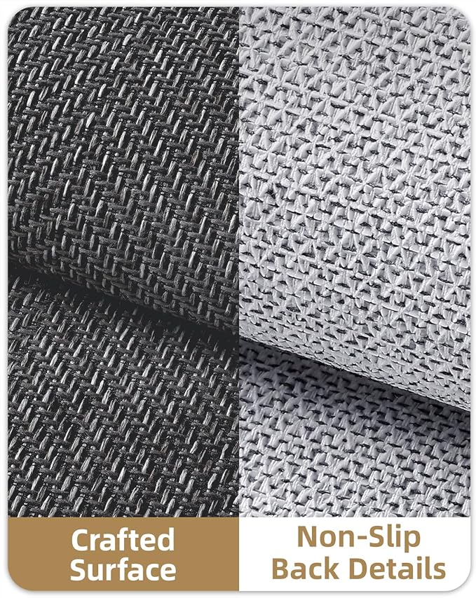 Color&Geometry Ultra Thin Indoor Door Mat 32"x48", Machine Washable Front Door Mat Non Slip, Low Profile Entrance Mat Indoor, Absorbent Carpet for Inside, Entry, Entryway, Dark Grey (FOLD)