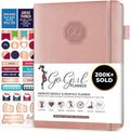GoGirl Planner and Organizer for Women – Compact Size Weekly Planner, Goals Journal & Agenda to Improve Time Management, Productivity & Live Happier. Undated – Start Anytime, Lasts 1 Year – Rose Gold