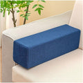 Couch Arm Rest Pillow, High Density Foam Armrest Cushion Removable Pillowcase Washable Elbow Support, Thicken High Density Foam Pad for Recliner Sofa, Bed, Armchair(Royal blue,21.7x7.9X7.9in)