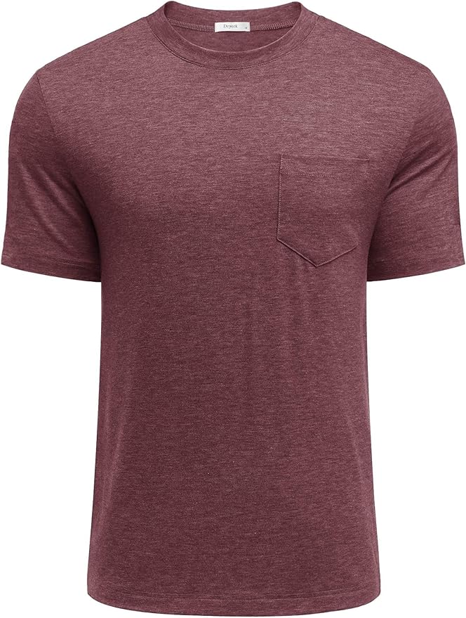 Deyeek Shoulder Post Surgery Recovery Shirts for Men Full Tear Away Short Sleeve T Shirt Adaptive Chemo Clothing