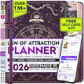 Deluxe 2026 Planner Weekly and Monthly | Law of Attraction Planner with Productivity App | 12-Month for Productivity, Gratitude & Goal Setting | Includes Foldable Vision Board, Gift Box & Stickers