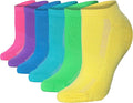 Tipi Toe Women’s 6-Pack Athletic Cushioned Running Ankle Socks – Soft, Breathable Fabric with Arch Support for Comfort
