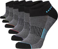 Tipi Toe Women’s 6-Pack Athletic Cushioned Running Ankle Socks – Soft, Breathable Fabric with Arch Support for Comfort