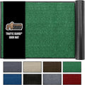 GORILLA GRIP Waterproof Traffic Guard Door Mat, 72x48, Heavy Duty Entryway Mats, Strong Rubber Back Commercial Utility Rugs for Office Hallway, Garage Floor and Home, Low Profile Carpet Runner, Green