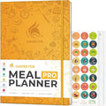 Clever Fox Meal Planner PRO – Weekly Meal Prep Journal with Grocery List & Weigh Loss Tracker – Diet, Fitness & Welness Log Book – Nutrition Diary Notebook – Lasts 12 Months, 7x10” (Amber Yellow)