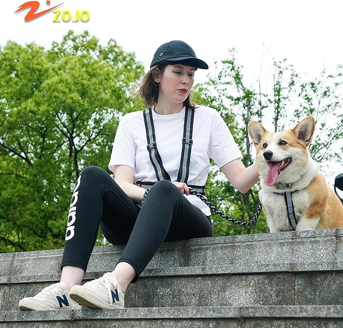 zojo Safety Vests,10 Packs | Lightweight, Adjustable & Elastic | Safety & High Visibility for Running, Jogging, Walking,Cycling | Fits Outdoor Clothing (Black)