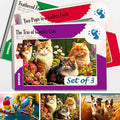 QUOKKA 35 Piece Puzzles for Adults - 3 Set Dementia Puzzles for Elderly - Large Piece Activities Products for Seniors - Alzheimers Jigsaw Puzzle Games for Adults - Dogs in The Field