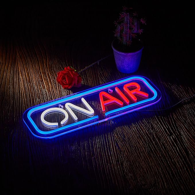 ON AIR Neon Sign Neon LED Night Lights USB Connected Decorative Signs Room Bar Pub Store Club Garage Home Party Wall Art Decoration