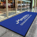 ALLEVI Custom Door Mat Commercial Grade Area Rugs Entryway Carpets Personalized Logo Text 6'X 3' 6MM Thick Welcome Indoor Outdoor Floor Mat for Office Home Kitchen Garden