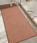chakme Bathroom Rugs Mat 59x17, Ultra Thin Non Slip Bath Rug Runner Quick Dry Absorbent Bath Mat for Bathroom, (Dark Pink, 59"x17")