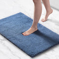 Madison Park Signature Marshmallow Bathroom Rug Non Slip, Luxrurious Plush Bath Mat, Absorbent, Quick Dry, Spa Design Bath Room Décor, 24x40, Navy