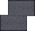 2 Pack 60"x36" Brush Step Entrance Mat - Indoor Outdoor Carpet Doormat with Deep Scraper & Rubber Border, for Dry Indoor/Outdoor Use at Door, Patio, Garage, Kitchen, Laundry Room