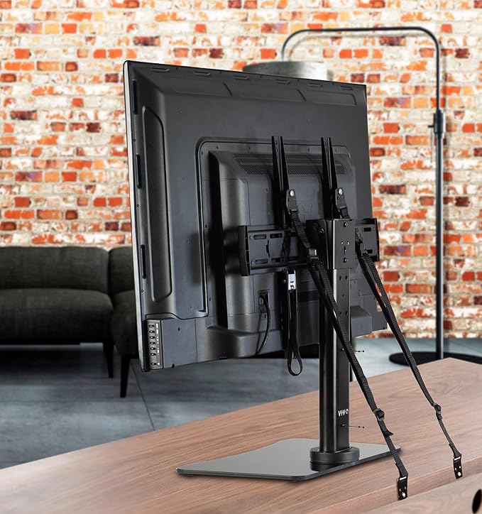 TV Anti-Tip Heavy Duty Dual Cable Kit, Non Tipping Safety Straps for Screens or Furniture Mounting, Adjustable Baby Proofing Anchor, Easy Install Hardware Included, STAND-SK02