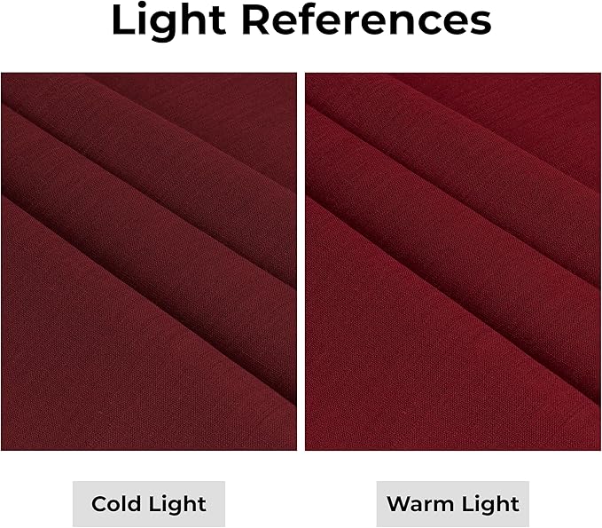 D'Moksha Homes Linen Dark Red Table Runner 84 Inches Long - 100% Pure Linen Table Runner 14 x 84 Inch for Valentines, Spring - Classic Hemstitch