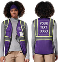 AYKRM 11 color Ladies High Vis Reflective Safety Vest for Women