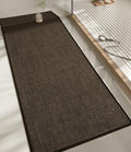 chakme Bathroom Rugs Mat 59x17, Ultra Thin Non Slip Bath Rug Runner Quick Dry Absorbent Bath Mat for Bathroom, (Brown, 59"x17")