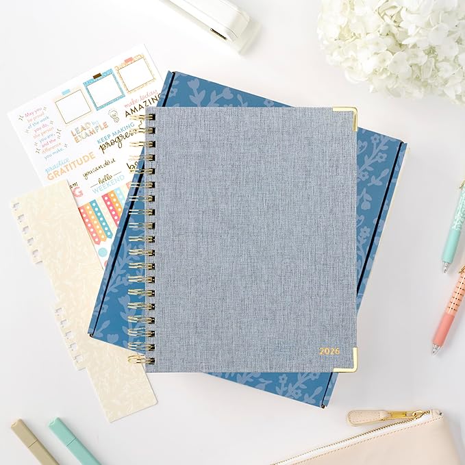 PPP Work Planner 2026 | 12-Month Weekly Calendar (Start Monday) | Vertical Weekly Layout | Monthly Review Pages | Budgeting & Goal Tracker Pages | Customizable Checklists for Routines & Daily Goals